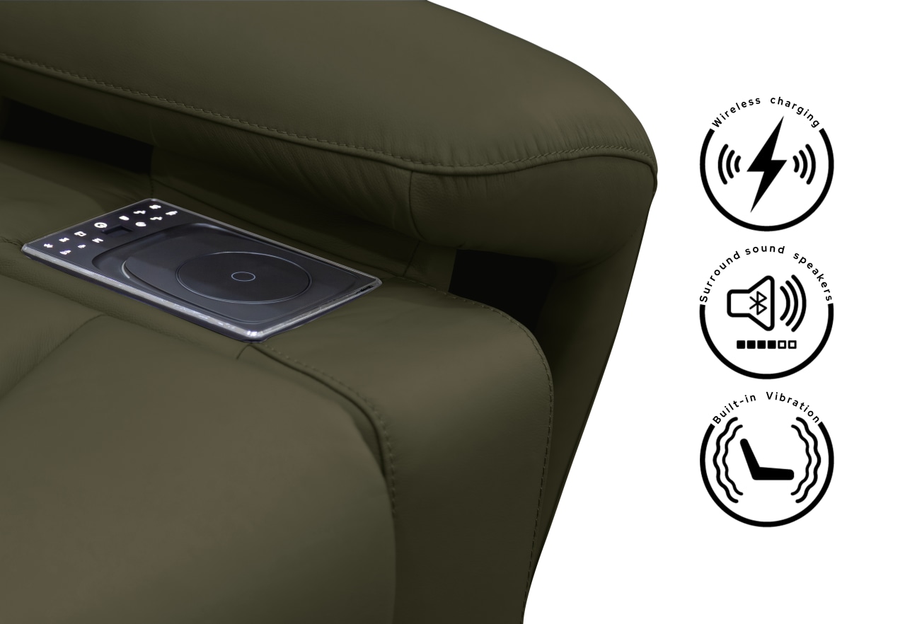 HOLLYWOOD 3 Seater w Electric Recliners MEDIA – image 6 of 45