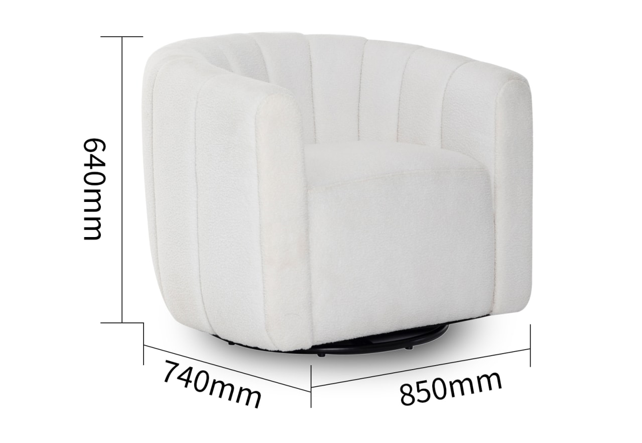 ESPINOSA Swivel Accent Chair – image 7 of 7