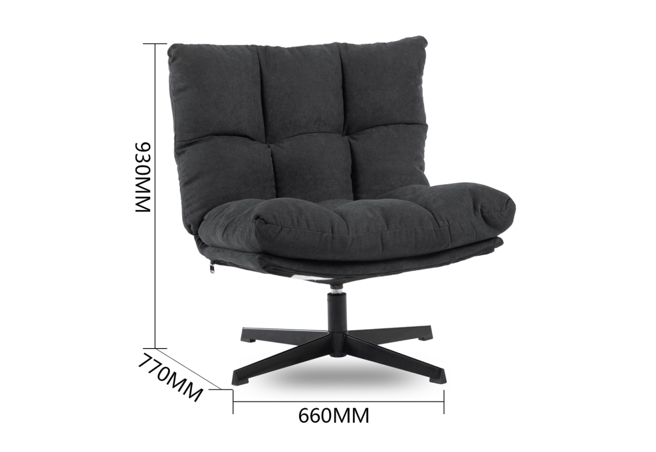 SILKIA Swivel Accent Chair – image 7 of 7