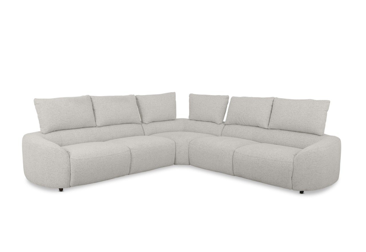 ARETHA FABRIC Corner Lounge with Electric Recliner – image 4 of 10