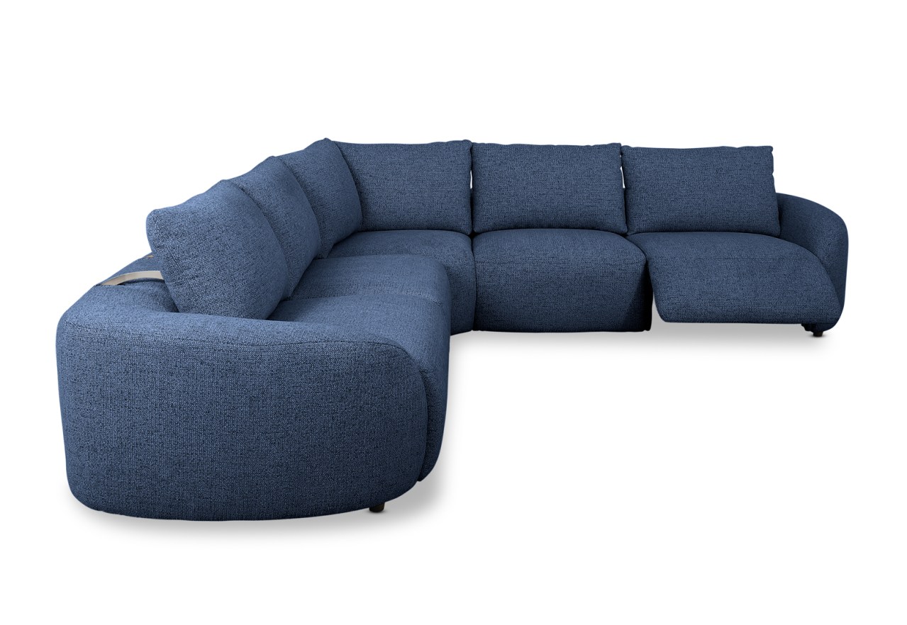 ARETHA FABRIC Corner Lounge with Electric Recliner – image 7 of 10