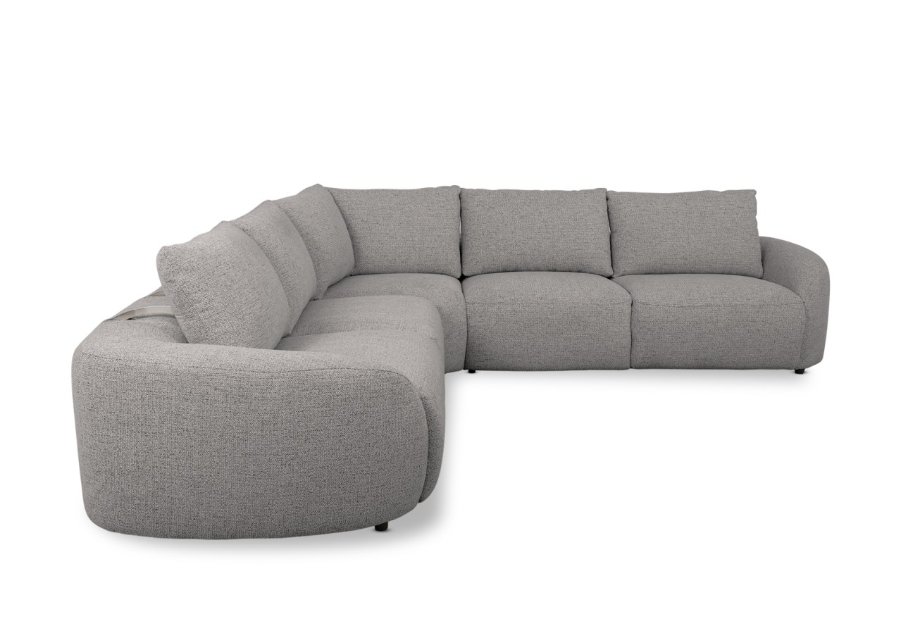 ARETHA FABRIC Corner Lounge with Electric Recliner – image 6 of 10