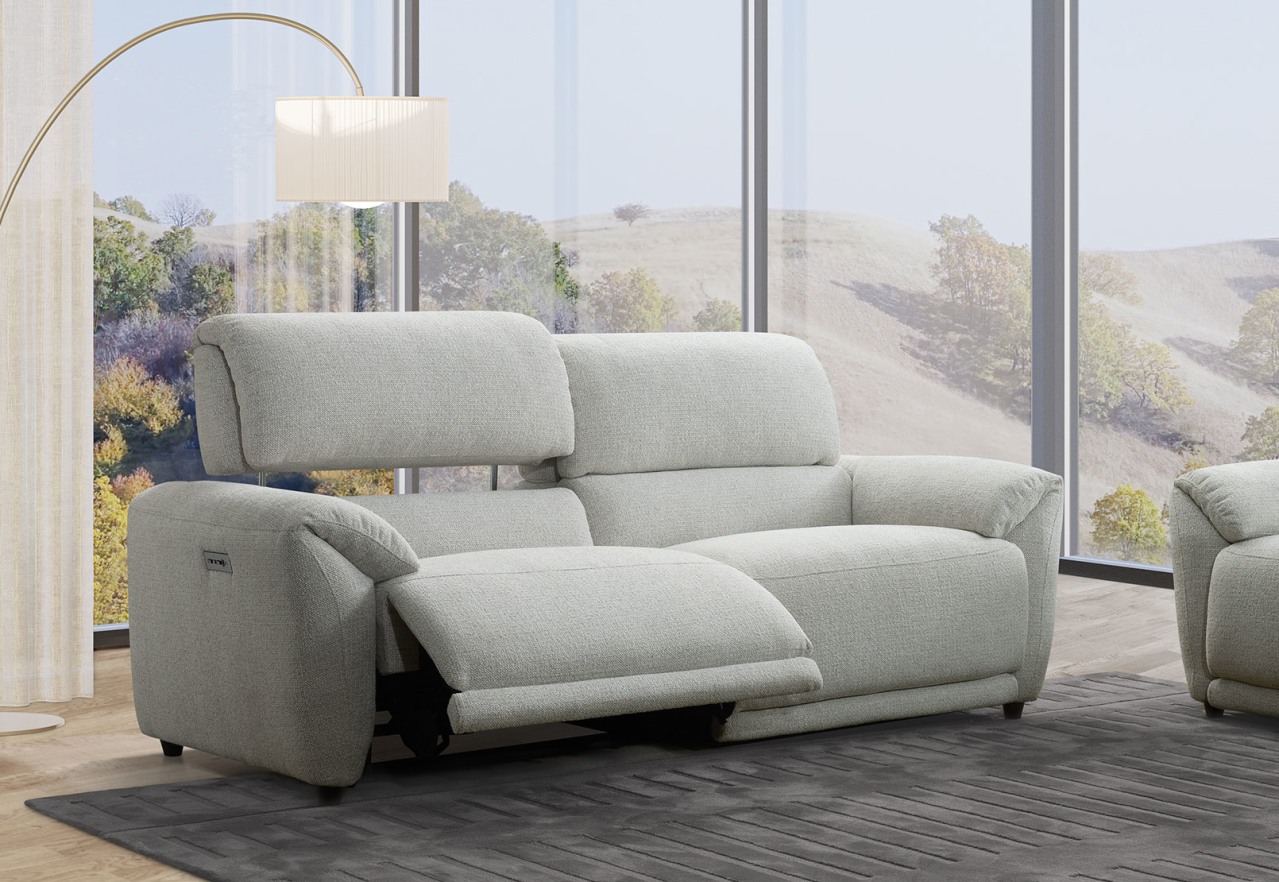 KYLON FABRIC 2.5 Seater with Inbuilt Electric Recliners – image 12 of 12