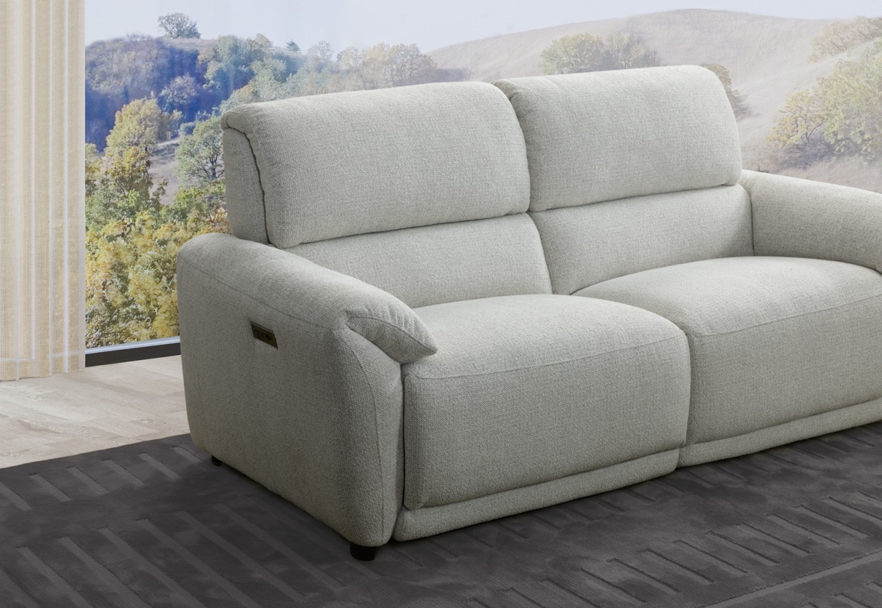 KYLON FABRIC 2 Seater Electric Recliners – image 8 of 11