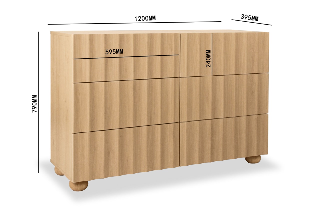 POWERS 6 Drawer Dresser – image 19 of 19