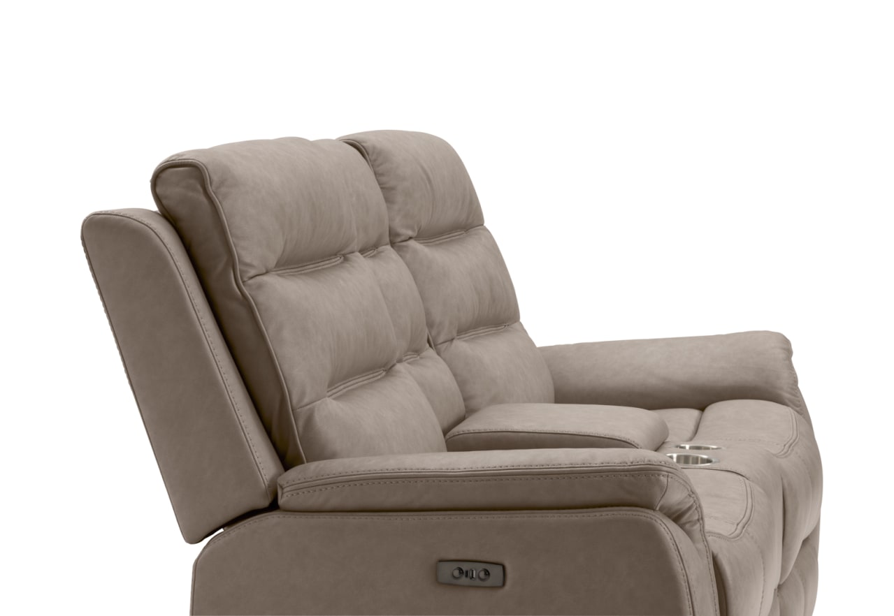 NADAL FABRIC 2 Seater Sofa with Electric Recliners and Console – image 11 of 16