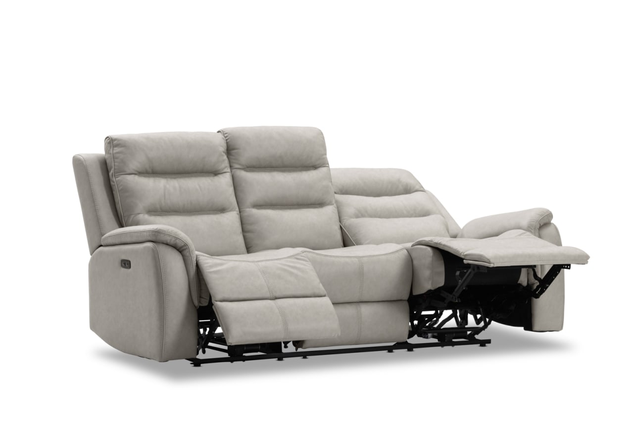NADAL FABRIC 3 Seater Sofa with 2 Electric Recliners – image 6 of 12