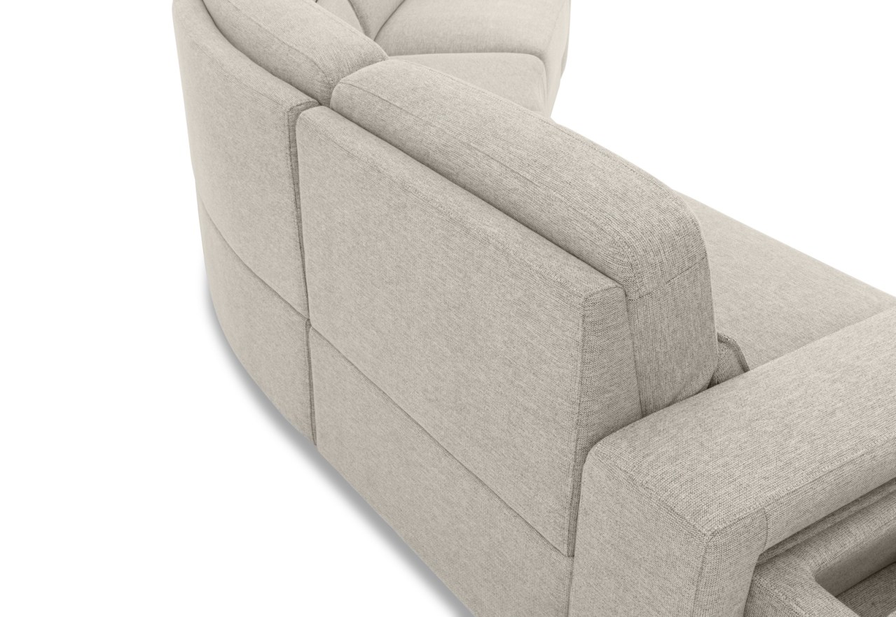 ELISEO FABRIC 4 Seater Wedge Sofa – image 10 of 12