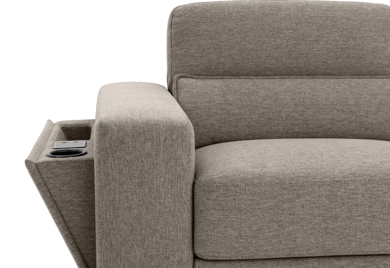 ELISEO FABRIC 4 Seater Wedge Sofa – image 8 of 12
