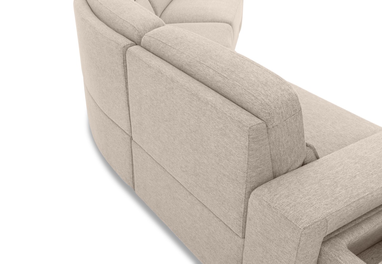 ELISEO FABRIC 4 Seater Wedge Sofa – image 11 of 12