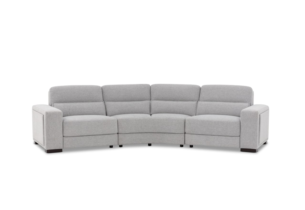 ELISEO FABRIC 4 Seater Wedge Sofa – image 1 of 12