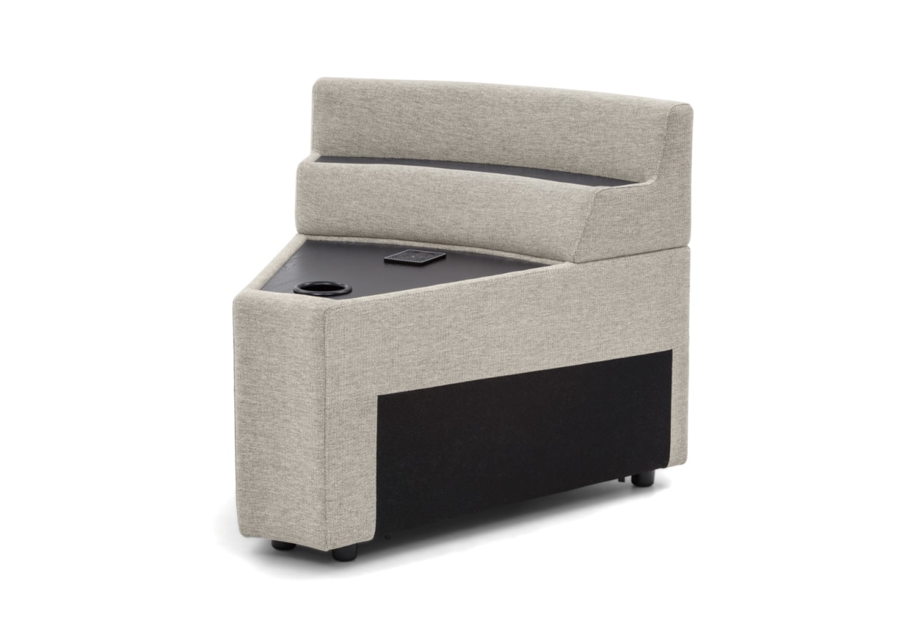ELISEO FABRIC 4 Seater Corner RHF Chaise with Console – image 5 of 8