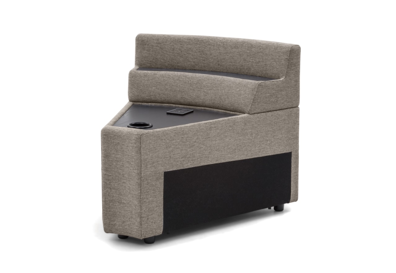 ELISEO FABRIC 4 Seater Corner LHF Chaise with Console – image 5 of 8