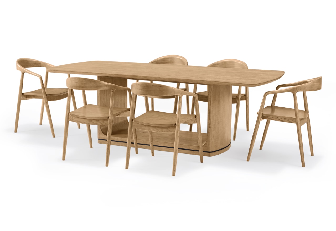 REINE 7 Piece Dining Suite – image 3 of 10