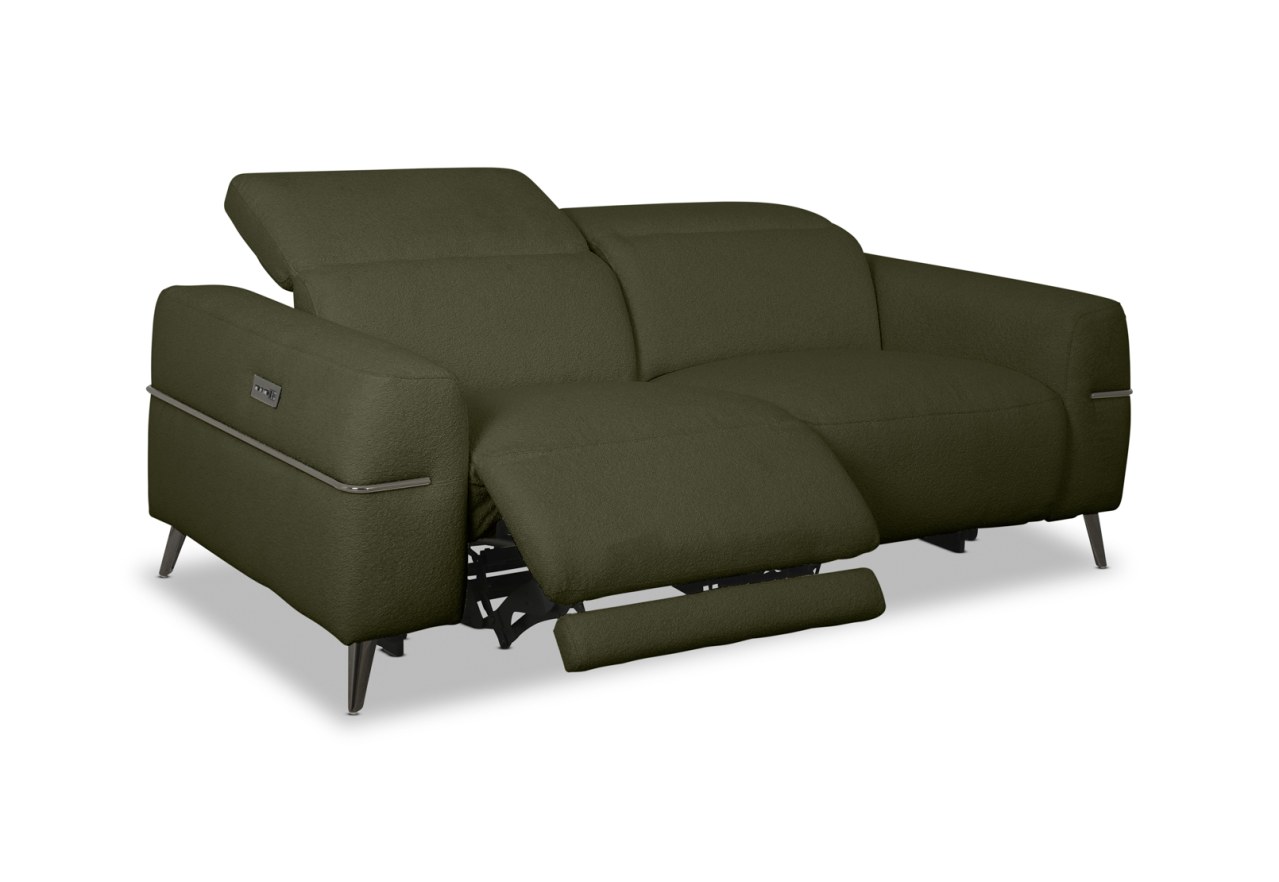 SERAFINI FABRIC 2.5 Seater with Inbuilt Electric Recliners – image 4 of 8