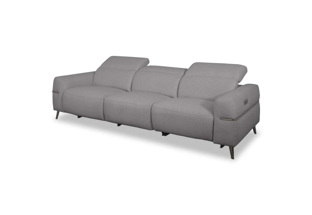 SERAFINI FABRIC 3.5 Seater with 2 Inbuilt Electric Recliners – image 4 of 10
