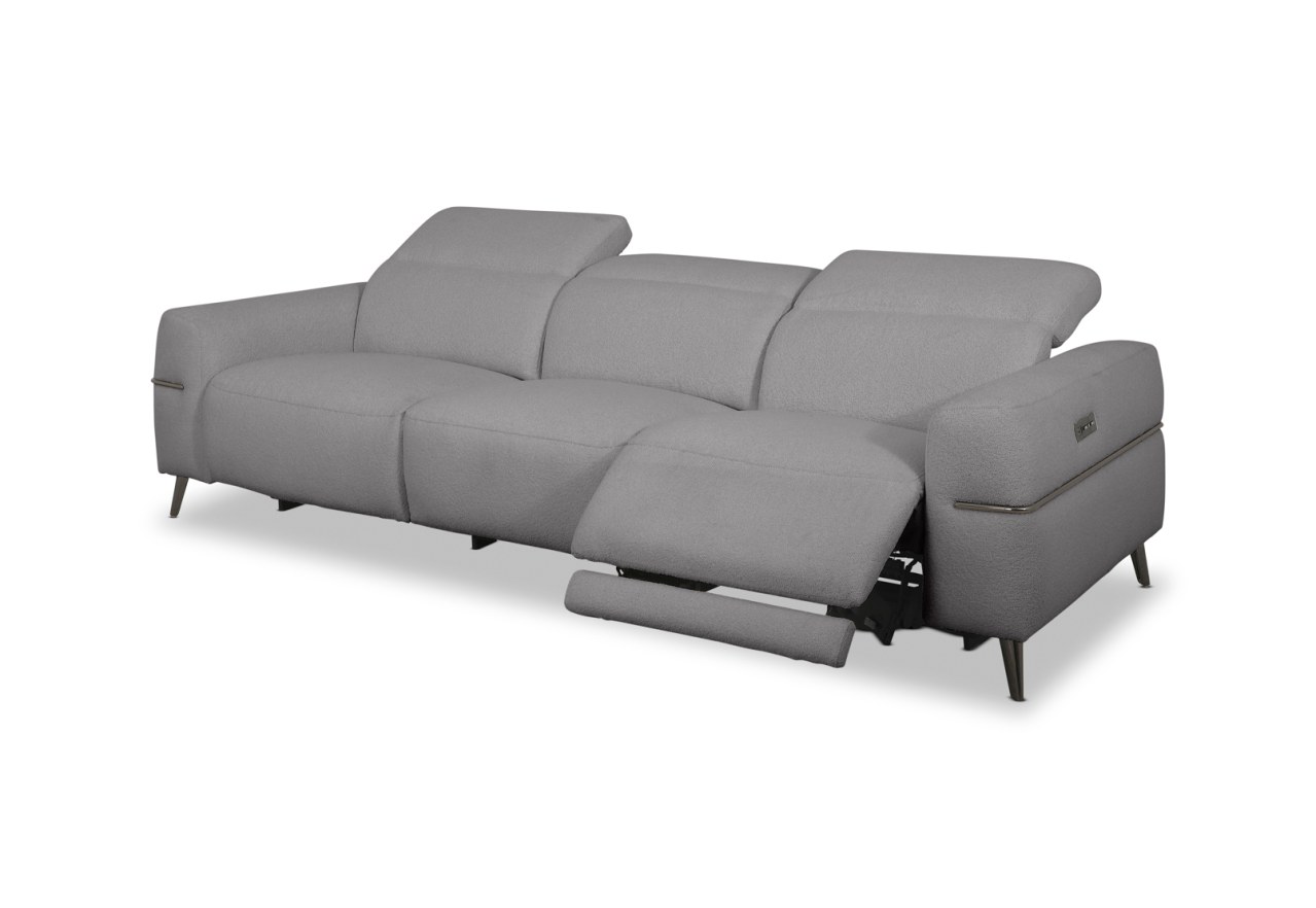 SERAFINI FABRIC 3.5 Seater with 2 Inbuilt Electric Recliners – image 5 of 10