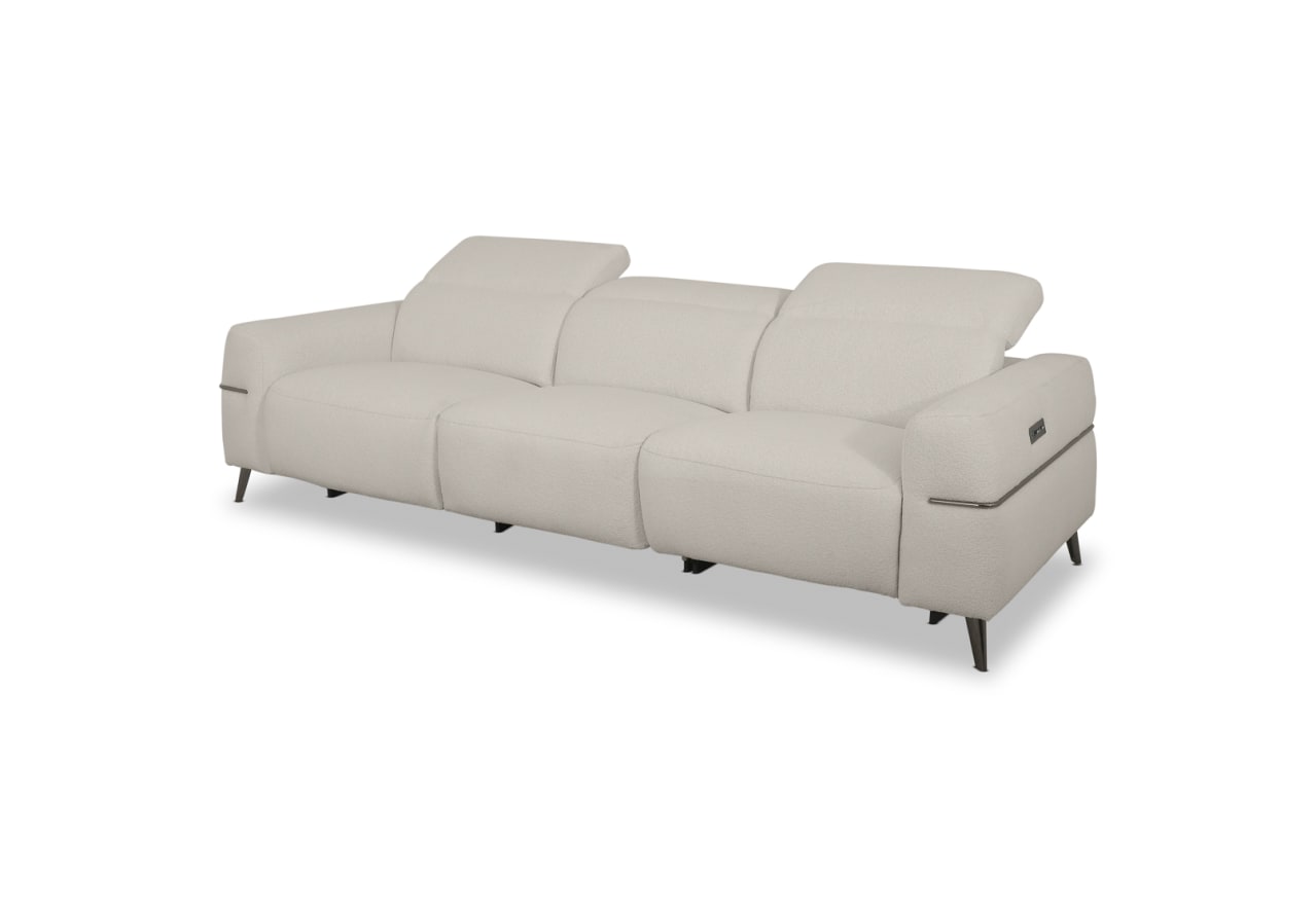 SERAFINI FABRIC 3.5 Seater with 2 Inbuilt Electric Recliners – image 4 of 10