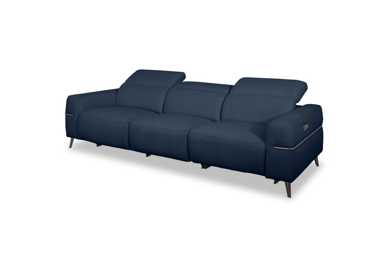 SERAFINI FABRIC 3.5 Seater with 2 Inbuilt Electric Recliners – image 4 of 10