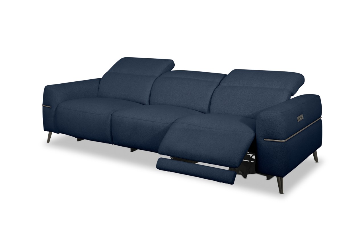 SERAFINI FABRIC 3.5 Seater with 2 Inbuilt Electric Recliners – image 5 of 10