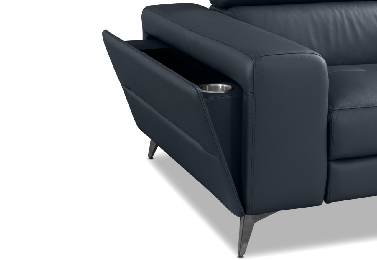 SINATRA LEATHER 2 Seater with Inbuilt Electric Recliners – image 11 of 14