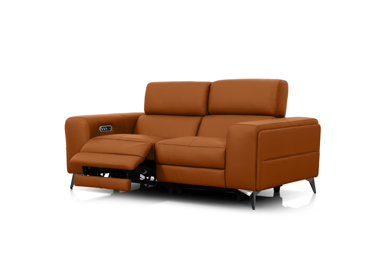 SINATRA LEATHER 2 Seater with Inbuilt Electric Recliners – image 6 of 15