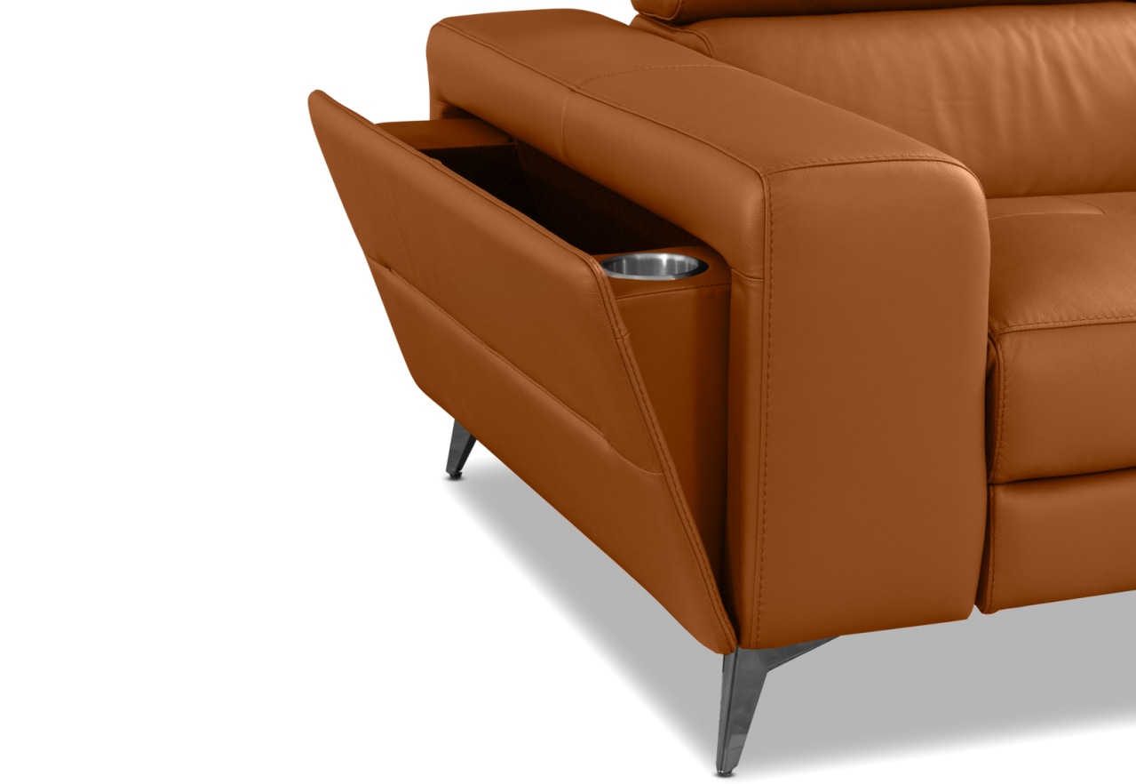 SINATRA LEATHER 2 Seater with Inbuilt Electric Recliners – image 12 of 15