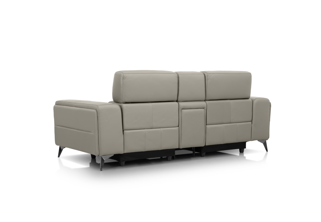 SINATRA LEATHER Media 2 Seater with Inbuilt Electric Recliners – image 9 of 16