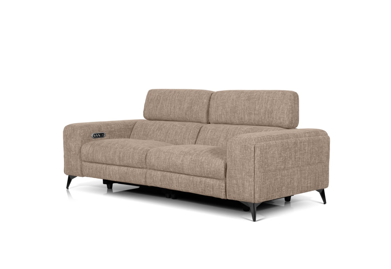SINATRA FABRIC 3 Seater with 2 Inbuilt Electric Recliners – image 5 of 18
