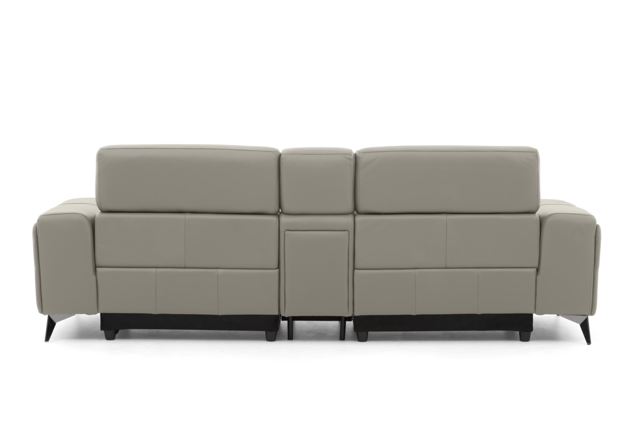 SINATRA LEATHER Media 3 Seater with 2 Inbuilt Electric Recliners – image 10 of 16