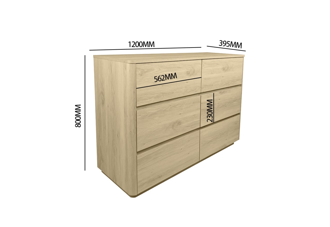 SERRANO 6 Drawers Dresser – image 12 of 13