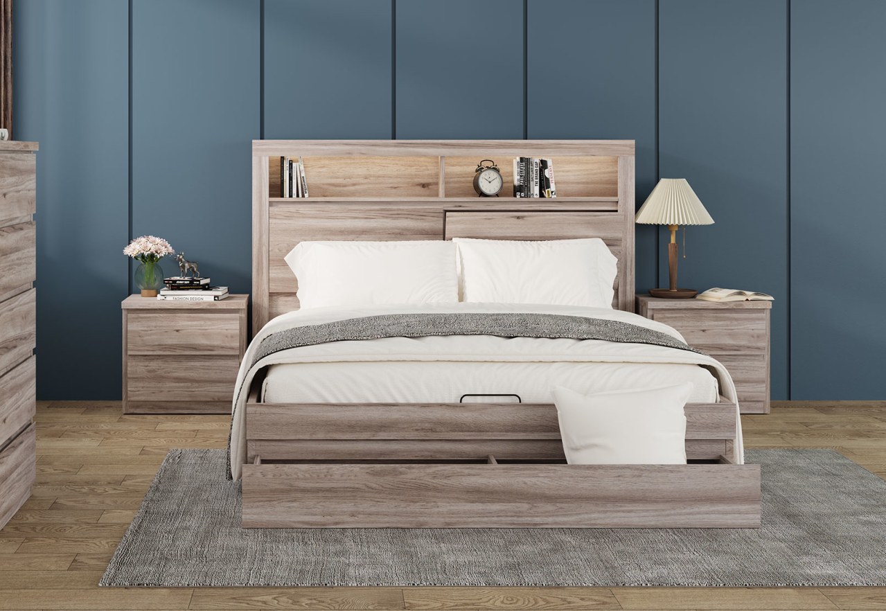KINCAID Queen Gas Lift Bed – image 15 of 18