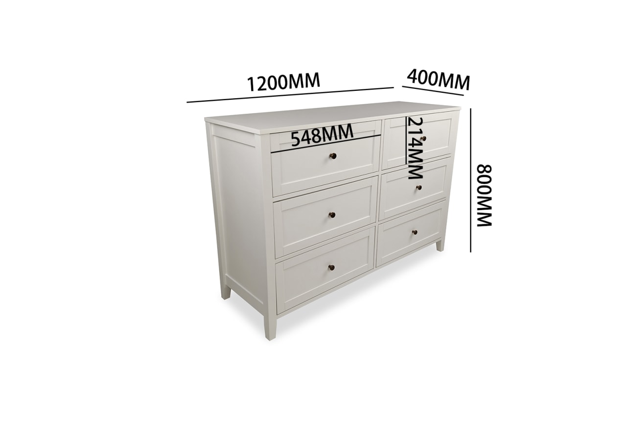 ROBERTSON 6 Drawer Dresser (2CTNS) – image 16 of 18