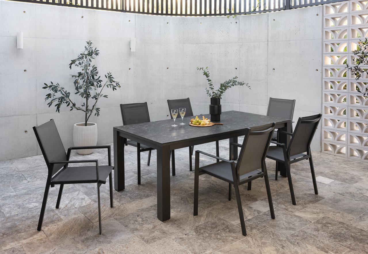 LA PALOMA 7 Piece Outdoor Dining Suite – image 10 of 10
