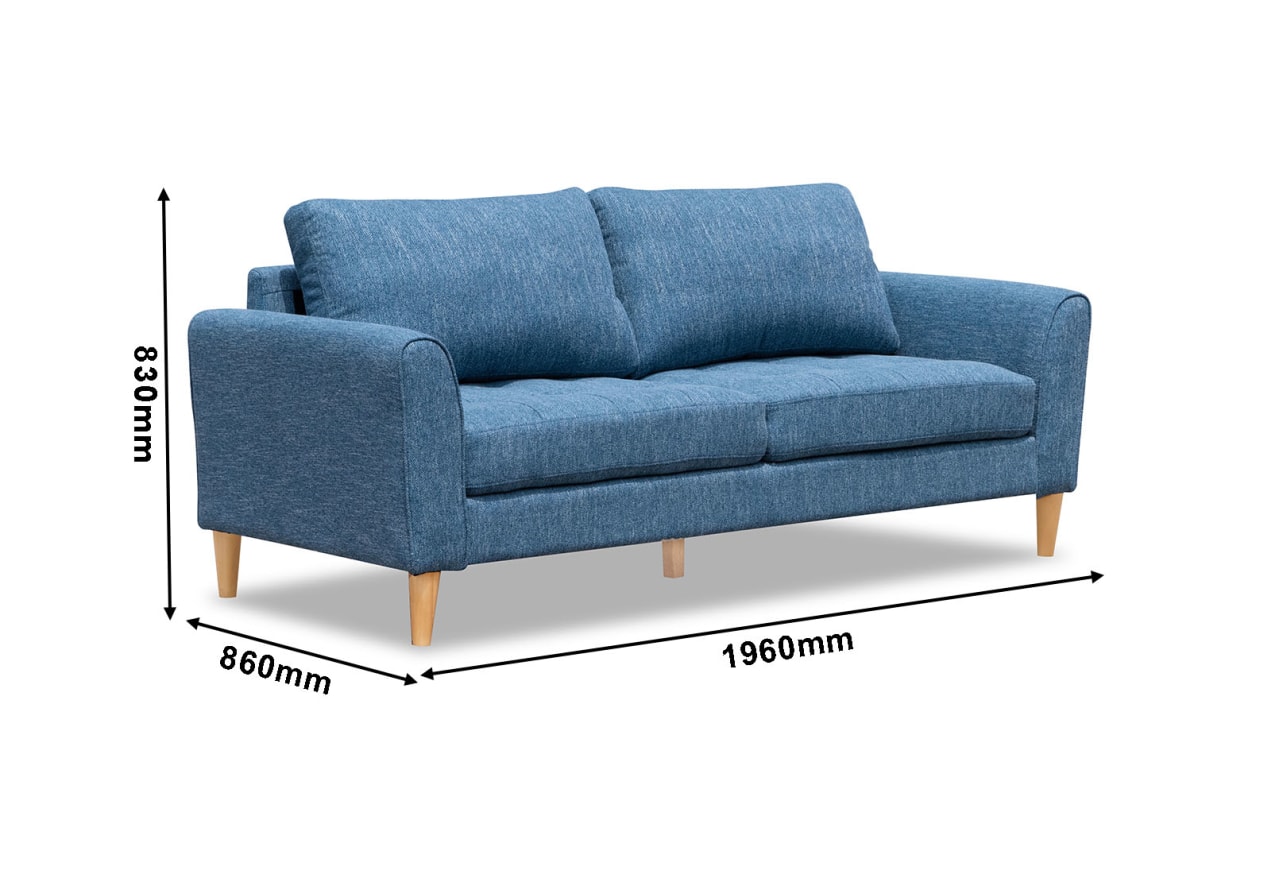 BARDEN 3 Seat Sofa (Fabric) – image 5 of 5