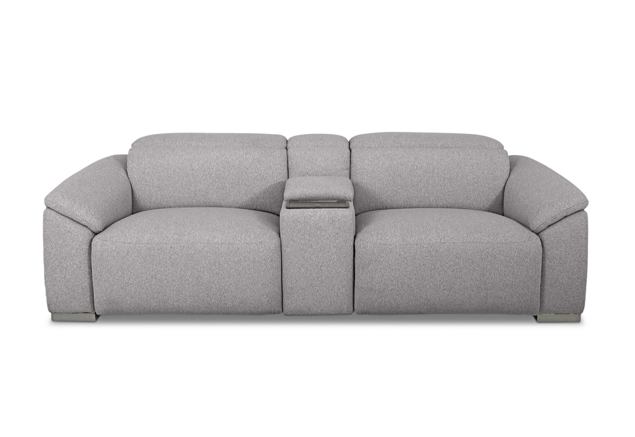 FIORELLA FABRIC 2.5 Seater with Inbuilt Electric Recliners and Console – image 1 of 14