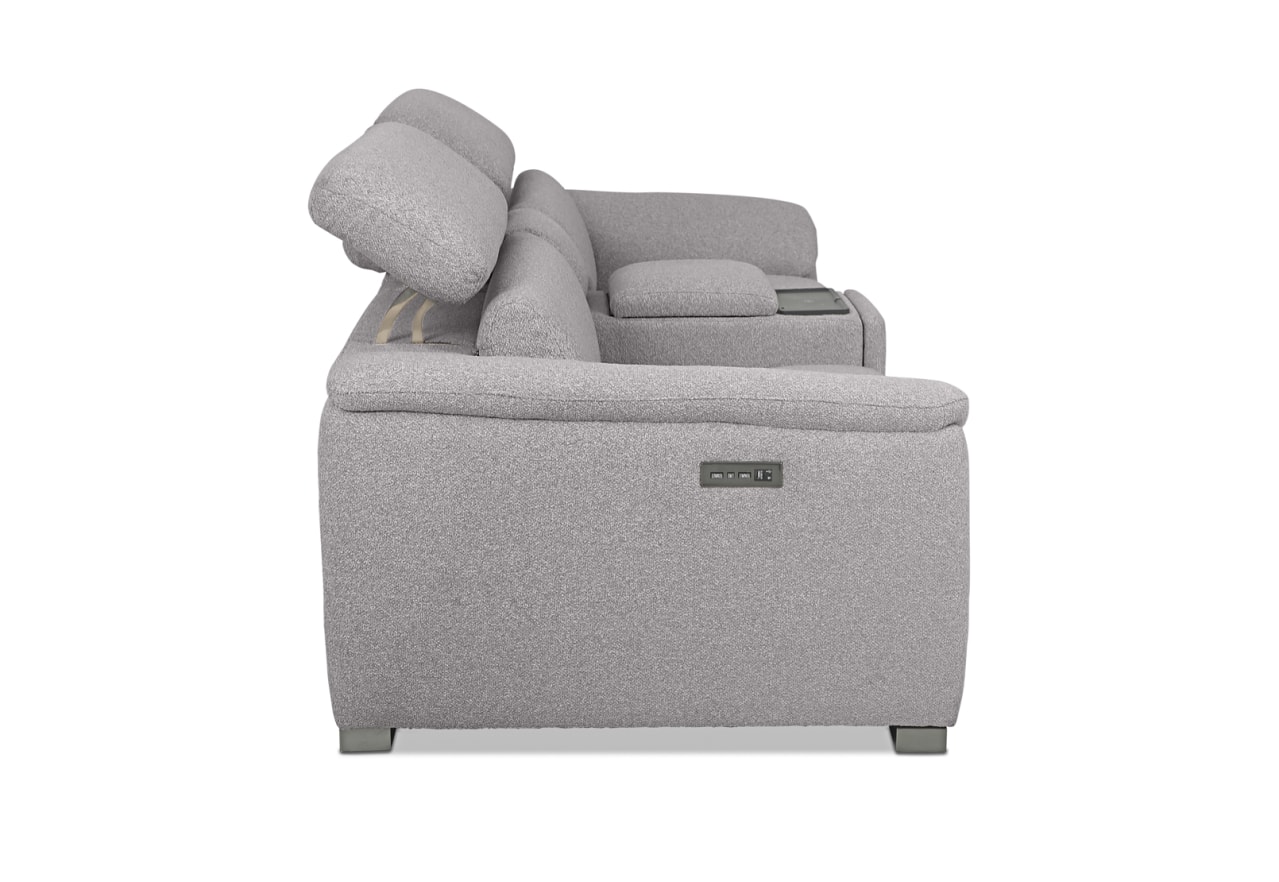 FIORELLA FABRIC 2.5 Seater with Inbuilt Electric Recliners and Console – image 8 of 14
