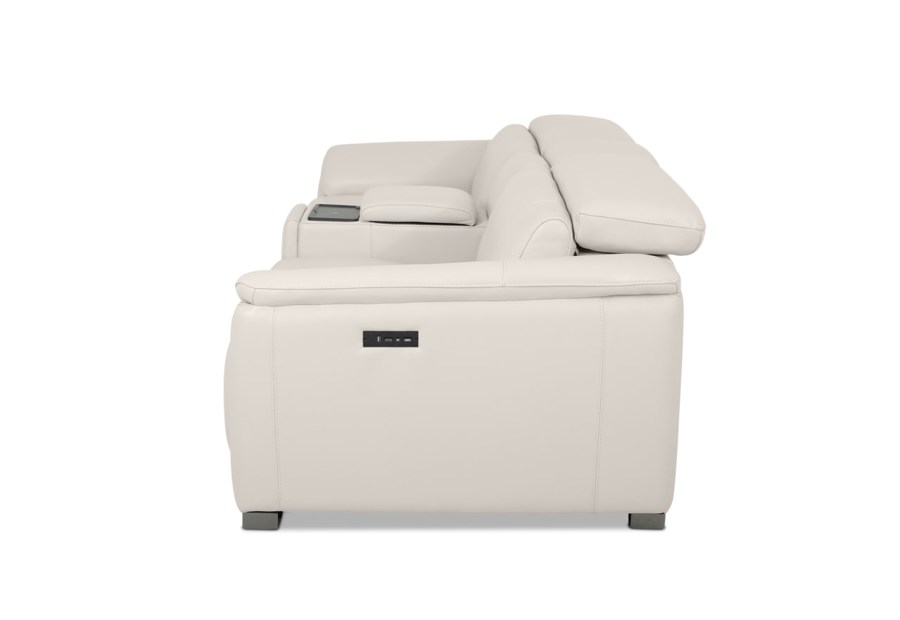 FIORELLA LEATHER 2.5 Seater with Inbuilt Electric Recliners and Console – image 13 of 19
