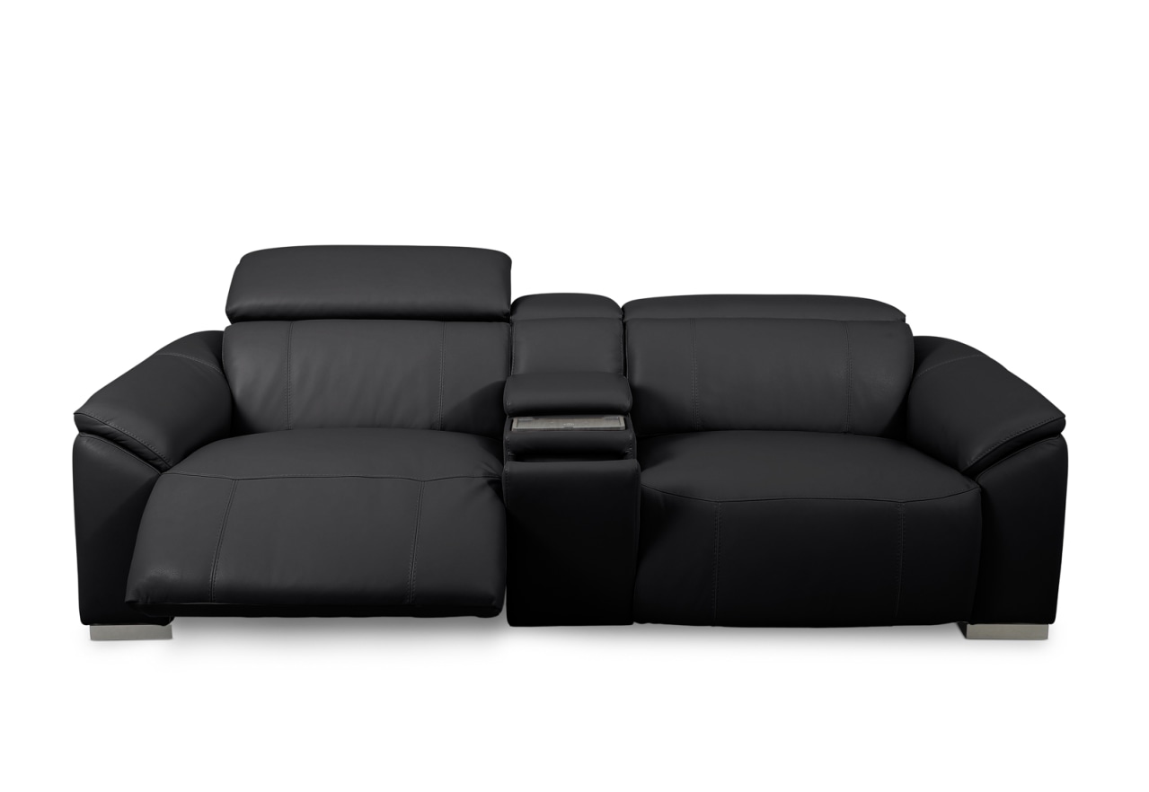 FIORELLA LEATHER 2.5 Seater with Inbuilt Electric Recliners and Console – image 3 of 16