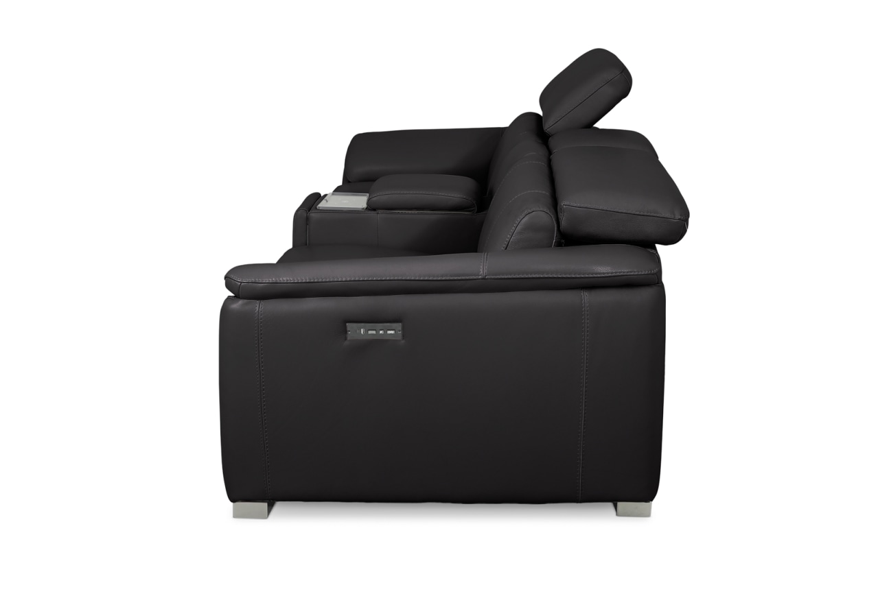 FIORELLA LEATHER 2.5 Seater with Inbuilt Electric Recliners and Console – image 13 of 16