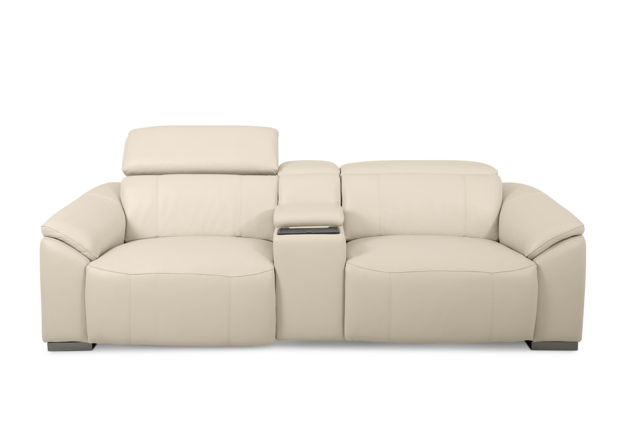 FIORELLA LEATHER 2.5 Seater with Inbuilt Electric Recliners and Console – image 2 of 16