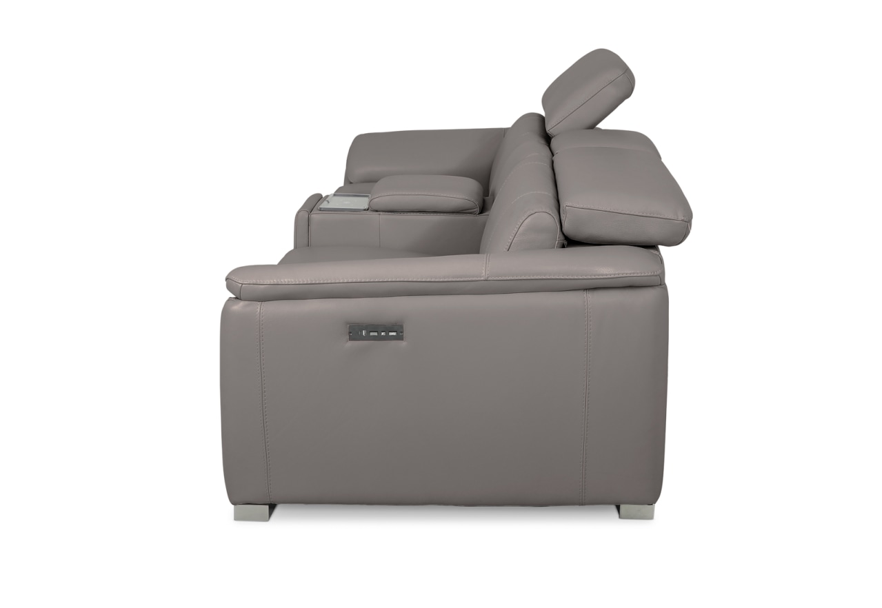 FIORELLA LEATHER 2.5 Seater with Inbuilt Electric Recliners and Console – image 13 of 16