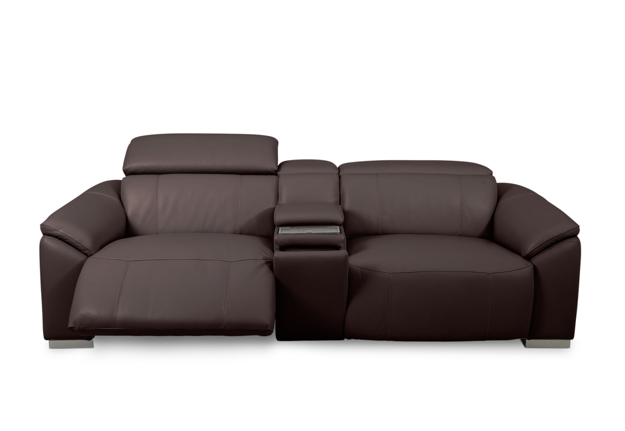 FIORELLA LEATHER 2.5 Seater with Inbuilt Electric Recliners and Console – image 3 of 16