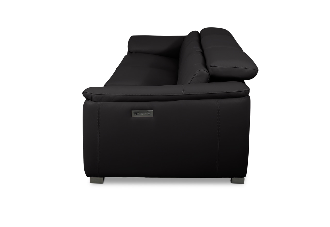 FIORELLA LEATHER 3.5 Seater with 2 Inbuilt Electric Recliners – image 13 of 17