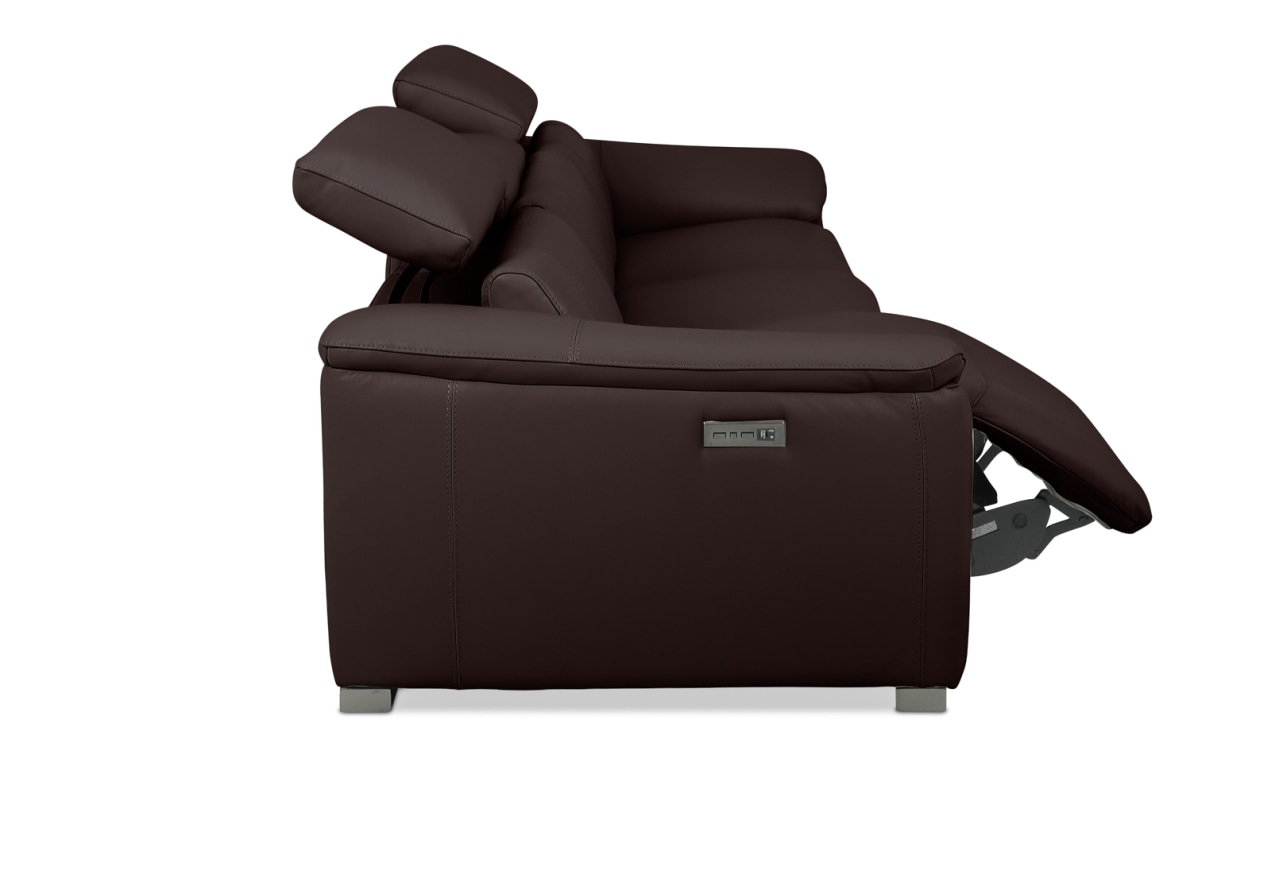 FIORELLA LEATHER 3.5 Seater with 2 Inbuilt Electric Recliners – image 11 of 17