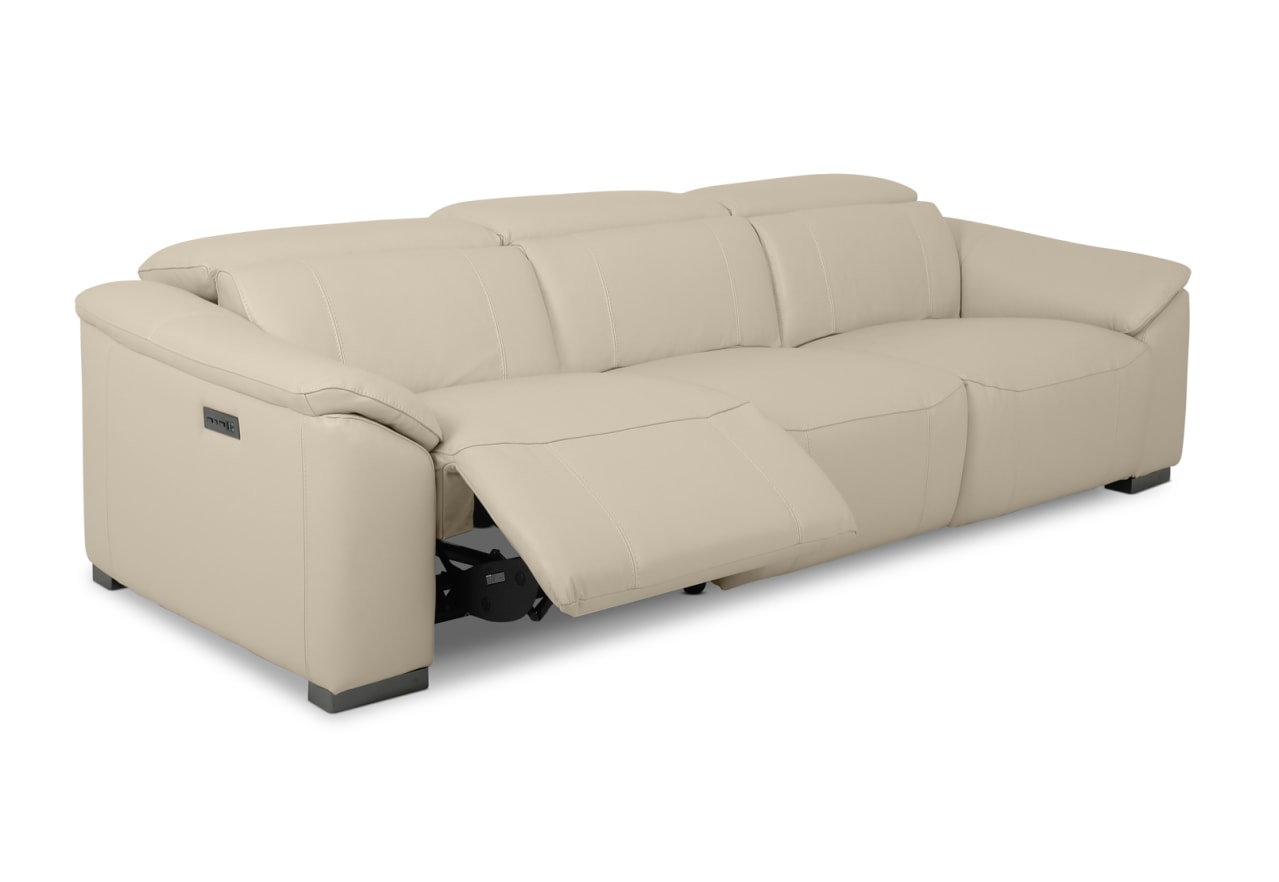 FIORELLA LEATHER 3.5 Seater with 2 Inbuilt Electric Recliners – image 8 of 17