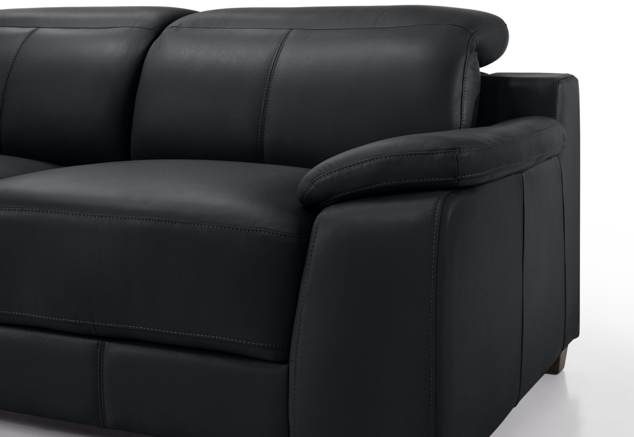 ESCHER LEATHER Corner Lounge LHF Chaise – image 4 of 5