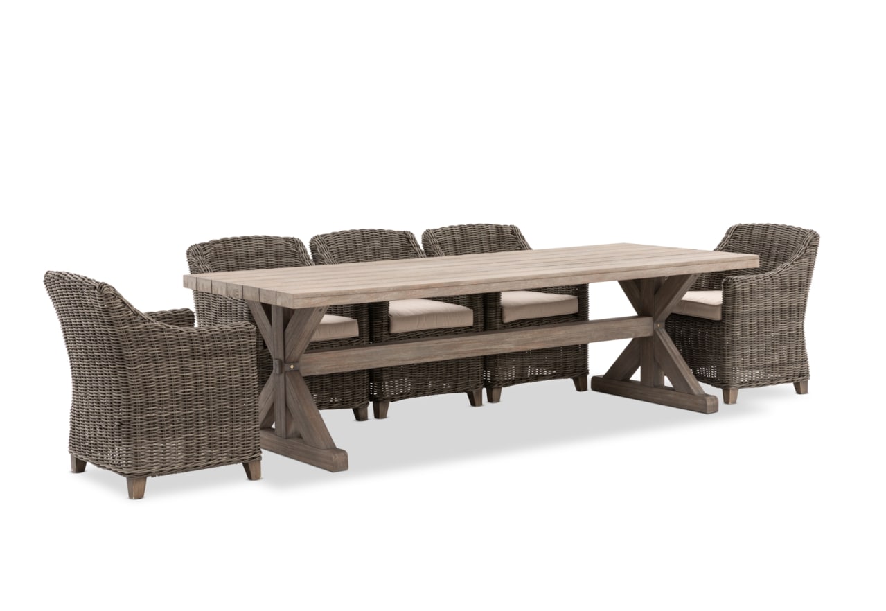 PORTOFINO 9PC OD DINING SUITE – image 5 of 11