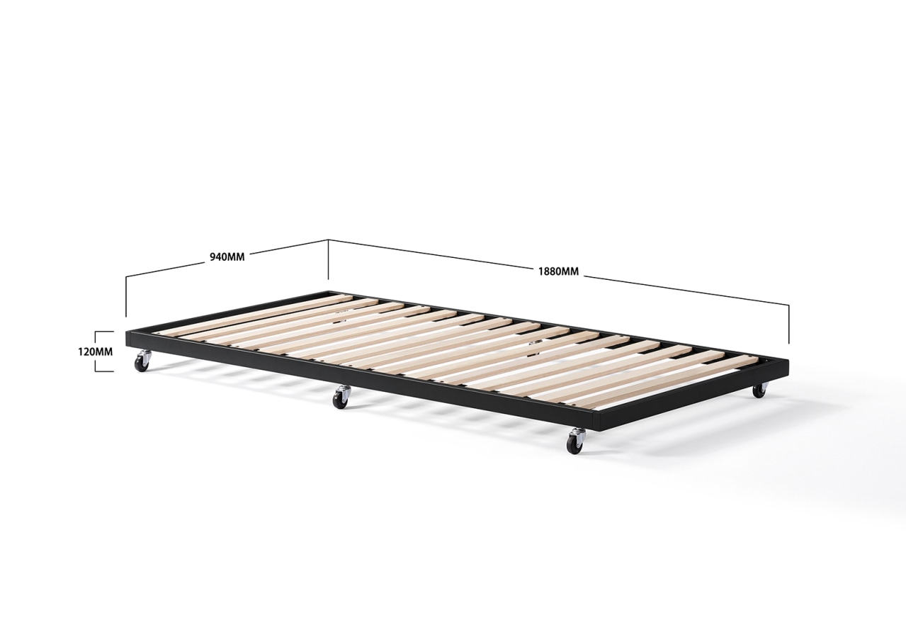 CLAY Single Trundle Bed – image 5 of 6