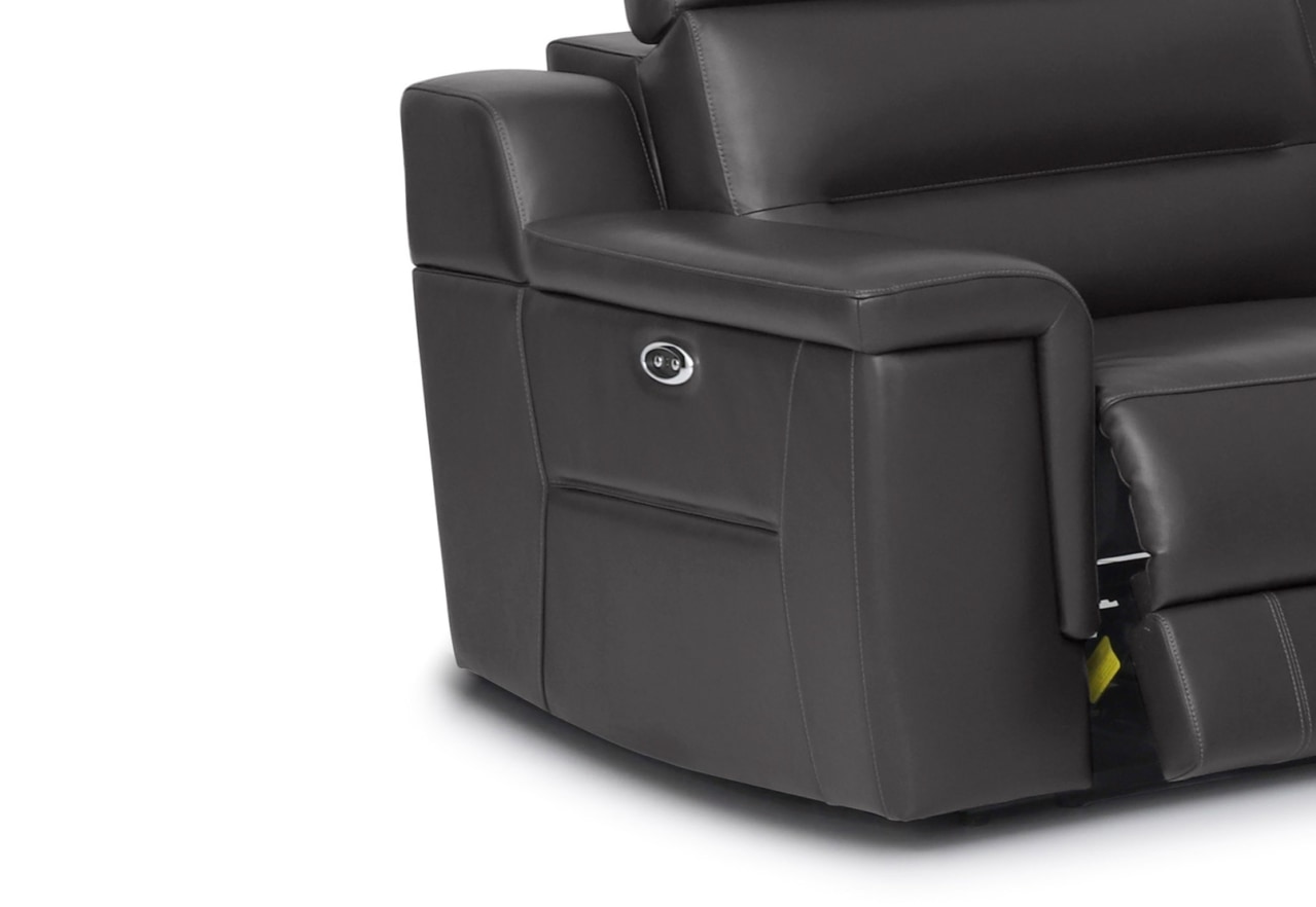 JEFFRIES 2 Seater Electric Recliners – image 2 of 3